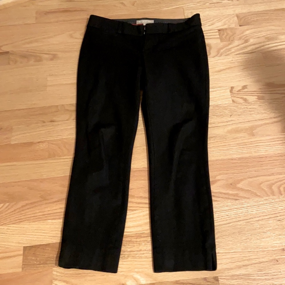 Banana Republic Sloan ankle pants, size 2P, black.